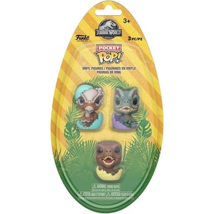 image:imageFunko Pop Pocket Egg Jurassic Park Spring  Baby Raptor Dilophosaurus and Stygimoloch  Collectable Vinyl Figure  Gift Idea  Official Merchandise  Toys for Kids amp Adults