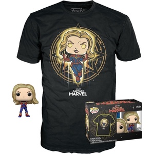image:imageFunko Pop Pop and Tee Marvel  Captain Marvel MLarge