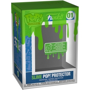 image:imageFunko Pop Protector Printed UV Dripping Green Slime Pop Protector  Premium Protector Display Cases Pop Collectable Vinyl Figures  Durable and Stackable Storage
