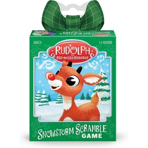 image:imageFunko Rudolph The RedNosed Reindeer Snowstorm Scramble Game for 15 Players Ages 5 and Up