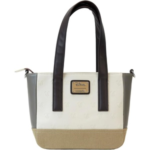 image:imageLoungefly Disney Mickey and Friends Faux Leather and Canvas Mini Tote Bag