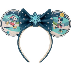 image:imageLoungefly Disney Mickey and Minnie Holiday Ear Headband