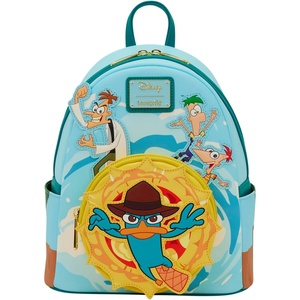 image:imageLoungefly Disney Phineas and Ferb  Embroidered Characters LightUp Mini Backpack  Gift for Kids amp Adults  Collectible Bags