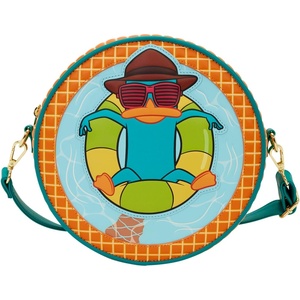 image:imageLoungefly Disney Phineas and Ferb  Perry the Platypus  Adjustable Shoulder Straps  Crossbody Bag  Great for Kids amp Adults  Collectible Bags