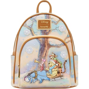 image:imageLoungefly Disney Winnie The Pooh and Friends Sledding MiniBackpack Amazon Exclusive