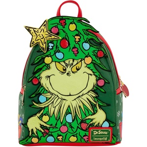 image:imageLoungefly Dr Seuss Grinch Holiday Mini Backpack