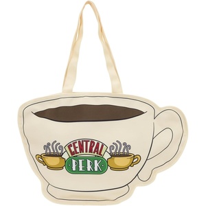 image:imageLoungefly Friends Central Perk Coffee Cup Oversized Canvas Tote Bag