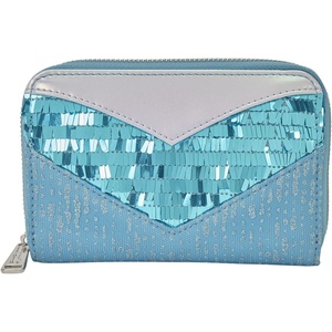 image:imageLoungefly Frozen Princess Elsa Glitter Sequin Cosplay Zip Around Wallet