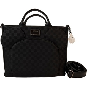 image:imageLoungefly Mickey Mouse Checkered Texture Convertible Backpack amp Tote Bag