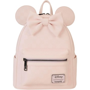 image:imageLoungefly Minnie Mouse Checkered Texture Mini Backpack