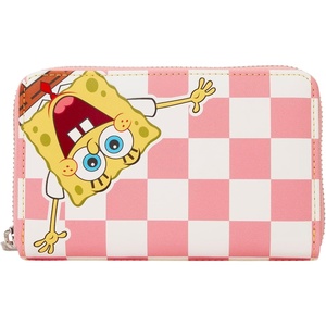 image:imageLoungefly Nickelodeon Spongebob Squarepants  Patrick Star  Checkered Zip Around Wallet with 4 Card Slots  Great for Kids amp Adults  Collectible WalletsMulticolor