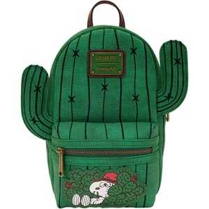 image:imageLoungefly Peanuts Spike  Desert Cactus  Burlap Sling Crossbody Bag with Jacquard Strap  Collectible Bags