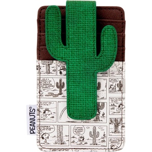 image:imageLoungefly Peanuts Spike  Desert Card Hold with Cactus Clip  3 Card Slots and 1 Clear ID Slot  Collectible Wallets