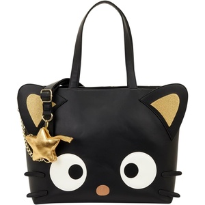 image:imageLoungefly Sanrio Chococat  Gold Stars  Embroidered Facial Tote Crossbody with Coin Bag  Great for Kids amp Adults  Collectible Bags