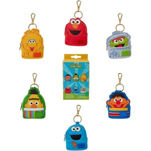 image:imageLoungefly Sesame Street Elmo and Friends  Exclusive Mystery Mini Backpack Keychain Charm  Great for Kids amp Adults  Collectible Keychains