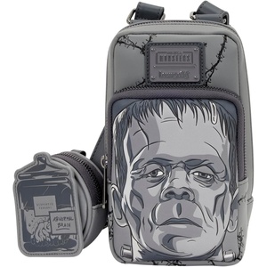 image:imageLoungefly Universal Monsters Frankenstein  Crossbody Bag with Detachable Coin Bag  Collectible Bags