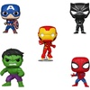 image:imageFunko Pop Marvel SpidermanIron ManCPT AmericaHulkBlack Panther 5Pk