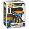 image:imageFunko Pop Games Halo Infinite  Spartan Mark VII with VK78 Blue amp Yellow with Game Add On 375 inchesPOP 3 Spartan Mark VII