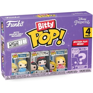 image:imageFunko Bitty POP 4 Pack Disney Princess  Cinderella Snow White  Mystery