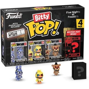 image:imageFunko Bitty POP 4 Pack FNAF Nightmare Bonnie Chica Freddy  Surprise