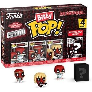 image:imageFunko Bitty POP 4 Pack Marvel  Deadpool Sleepover LARP Heavy Metal