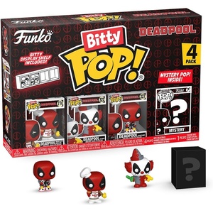 image:imageFunko Bitty POP 4 Pack Marvel Deadpool  BBQ Master Griller  Mystery