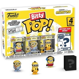 image:imageFunko Bitty POP 4 Pack Minions  Roller Skating Stuart Pajama Bob