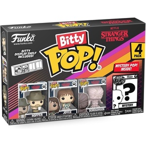 image:imageFunko Bitty POP 4 Pack Netflix Stranger Things Hopper Joyce Demogorgon
