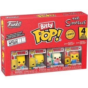 image:imageFunko Bitty POP 4 Pack The Simpsons  Bart  1 in 6 Chance of Rare Chase