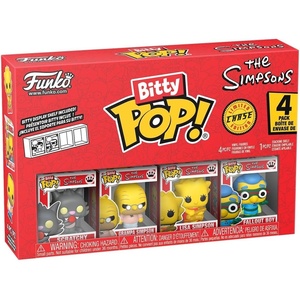 image:imageFunko Bitty POP 4 Pack The Simpsons  Scratchy Grampa Lisa