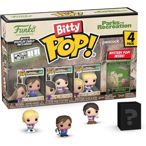 image:imageFunko Bitty Pop Parks amp Recreation 4Pack Ann Leslie April and a Mystery Bitty POP Figure  09 Inch 22 Cm  Stackable Display Shelf Included  Party Bags Stocking