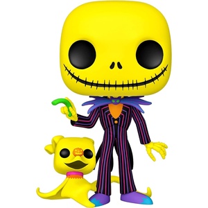 image:imageFunko Pop Jumbo the Nightmare Before Christmas  Jack Skellington and Zero  Blacklight 10 Inches  TNBC  Collectable Vinyl Figure  Gift Idea  Official Merchandise  Toys for Kids amp Adults