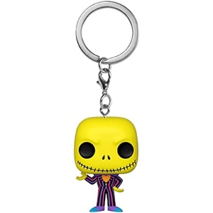image:imageFunko Pop Keychain The Nightmare Before Christmas  Jack Skellington  Blacklight  Disney The Nightmare Before Christmas Novelty Keyring  Collectable Mini Figure  Stocking Filler  Gift Idea