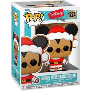 image:imageFunko Pop Mickey Mouse Gingerbread Cookie Vinyl Figure Multicolor 374Inch TallSmall
