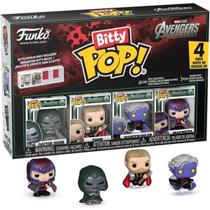 image:imagePOP Funko Bitty 4Pk Avengers  Dr DoomThorNightcrawlerMagneto