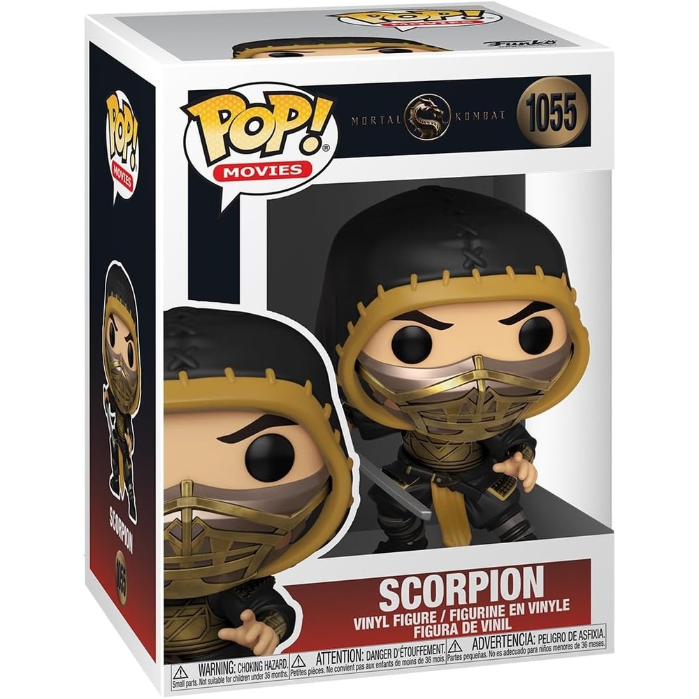 image:imageFunko POP Movies Mortal Kombat  Scorpion Vinyl Figure Styles May Vary Multicolor Standard 53851